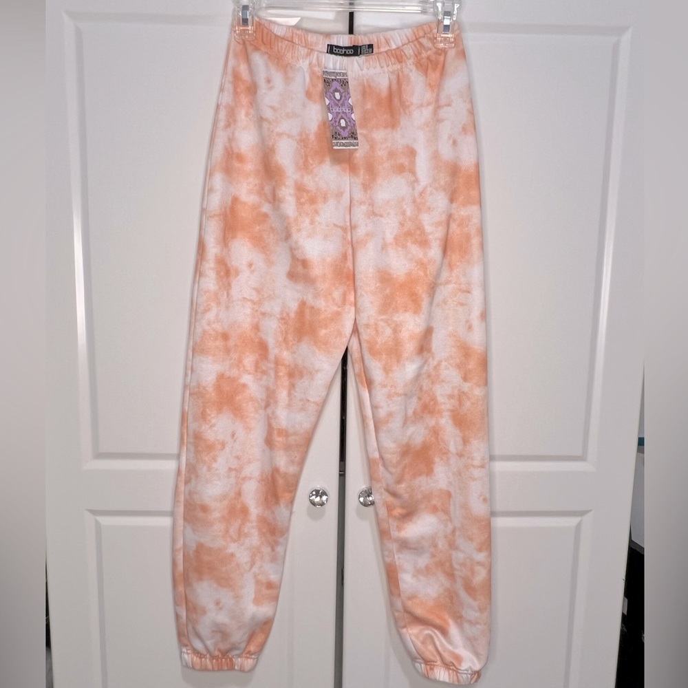 Boohoo Oversized Tie Dye Joggers Sweatpants Petite Sz 2